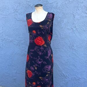 Vintage Floral Maxi In Large 90s y2k whimsygoth